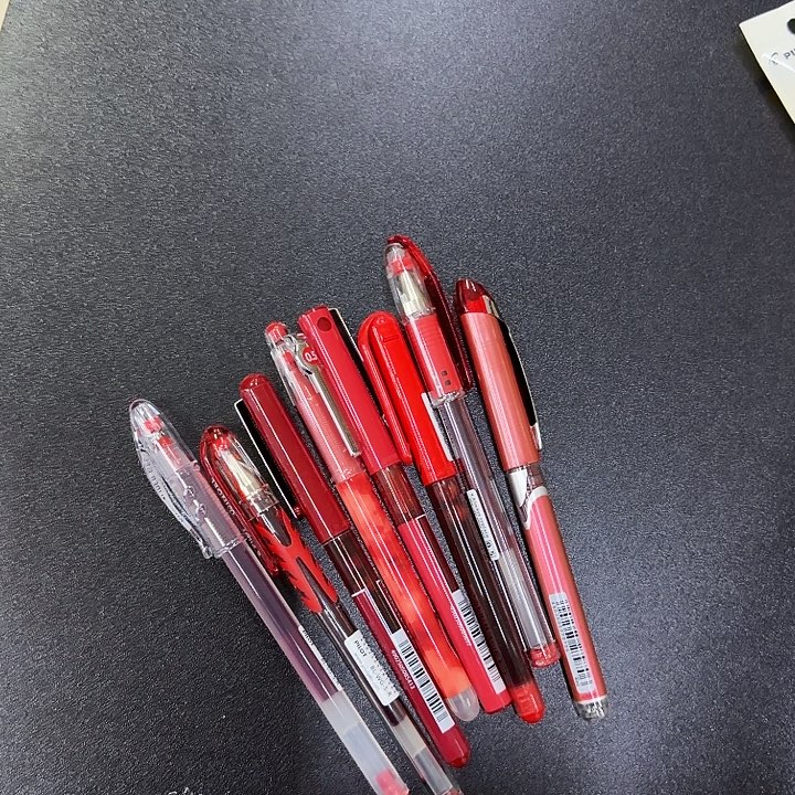 百樂紅筆8支裝0.5mm