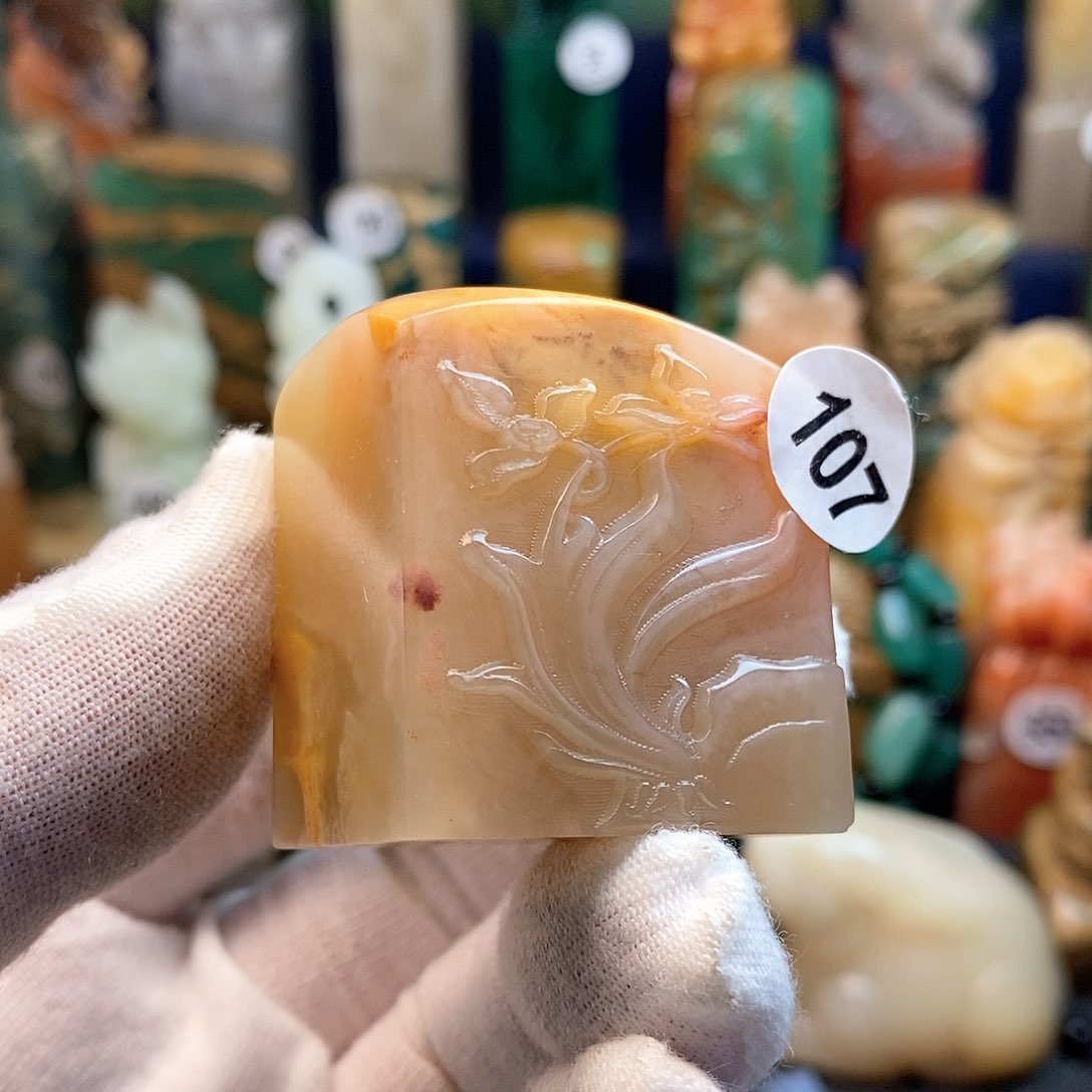 老挝石篆刻作品展，