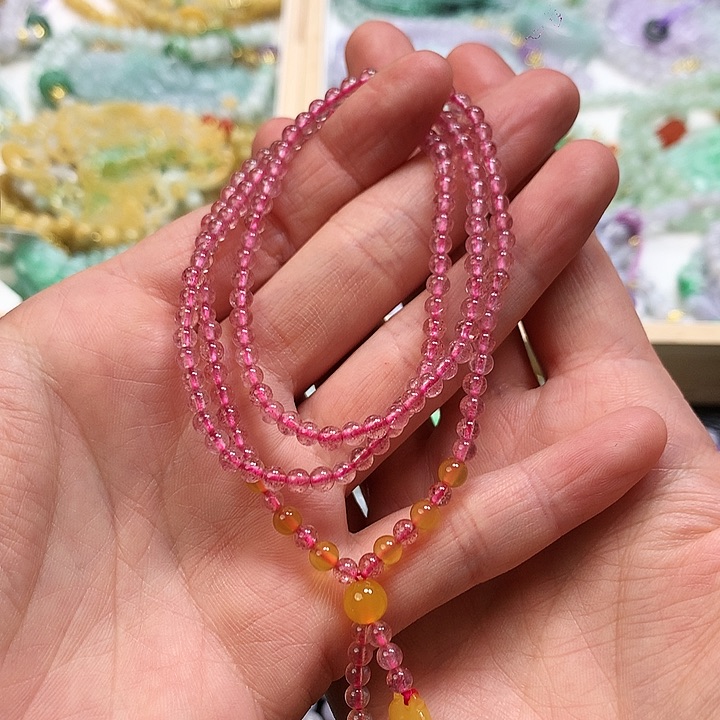 水晶手链未镶嵌手串