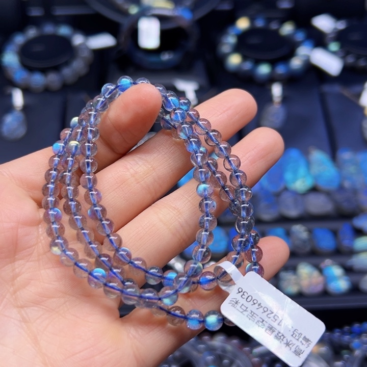 拉长石手串未镶嵌是**啊5.2左右