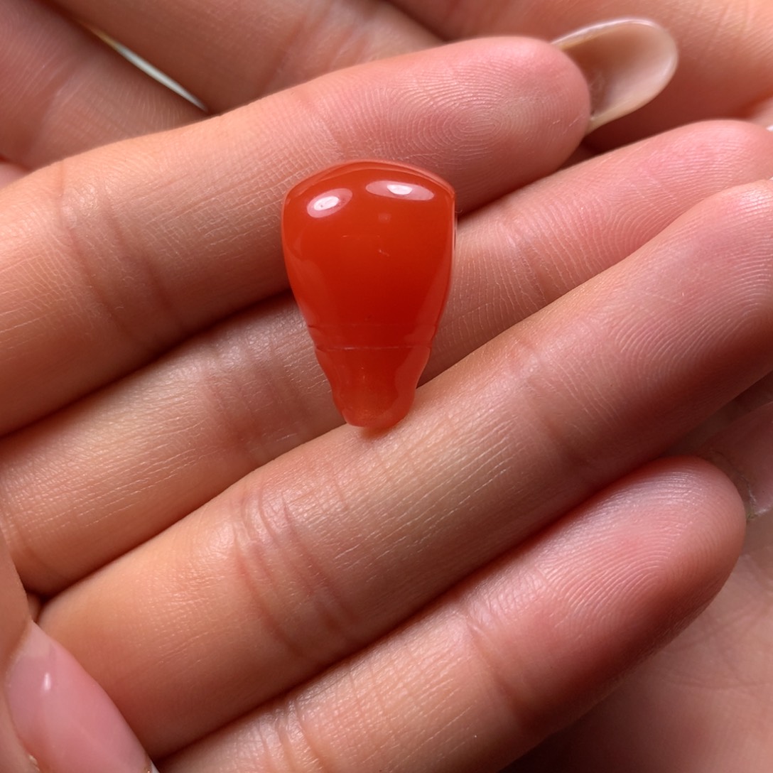 未镶嵌三通南红玛瑙