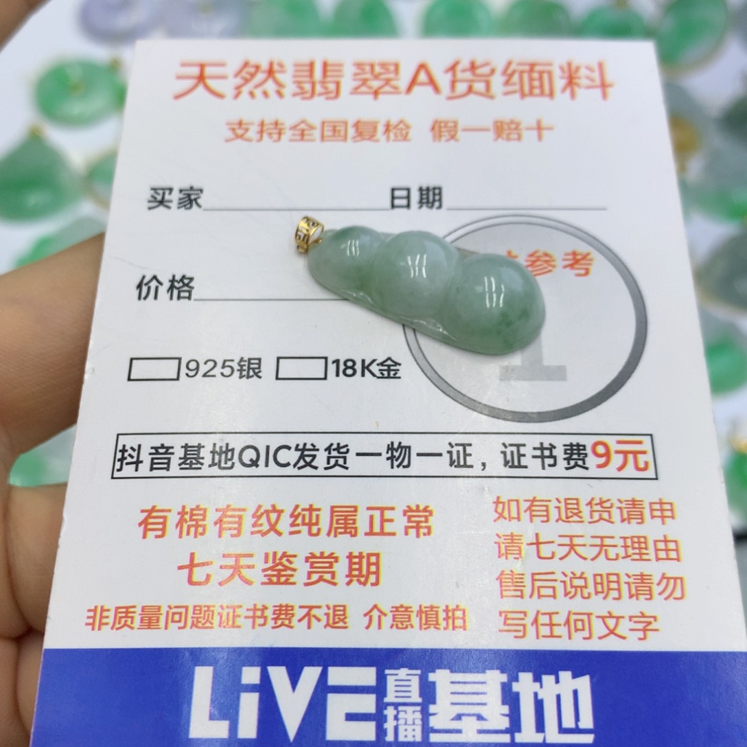 翡翠颈饰未镶嵌翡翠