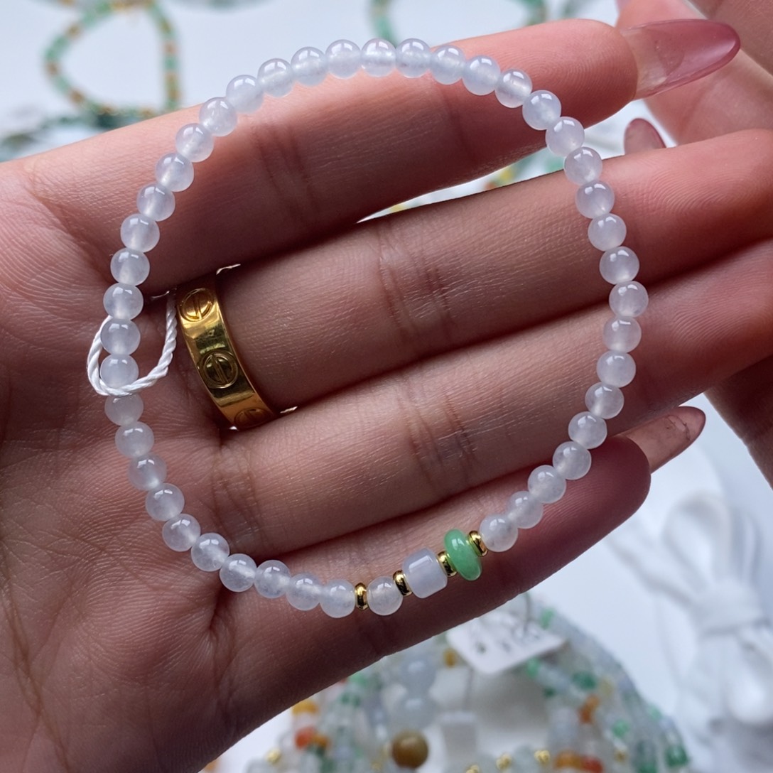 翡翠散珠ʏ***?天然翡翠手串