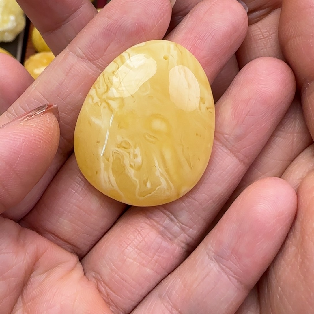 蜜蜡颈饰未镶嵌天然蜜蜡