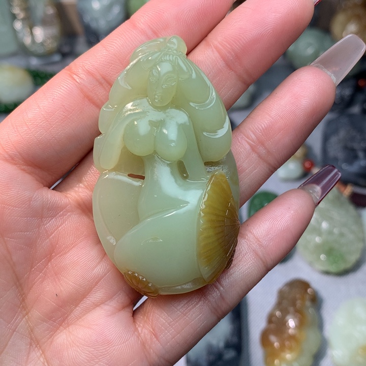 和田玉挂件未镶嵌