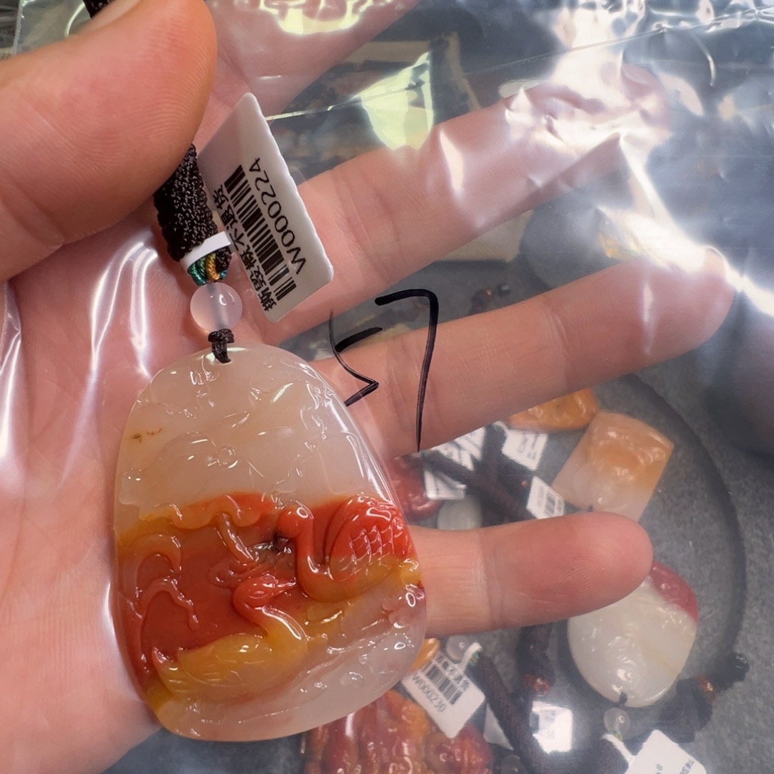 石英质玉（黄龙玉）未镶嵌配饰57