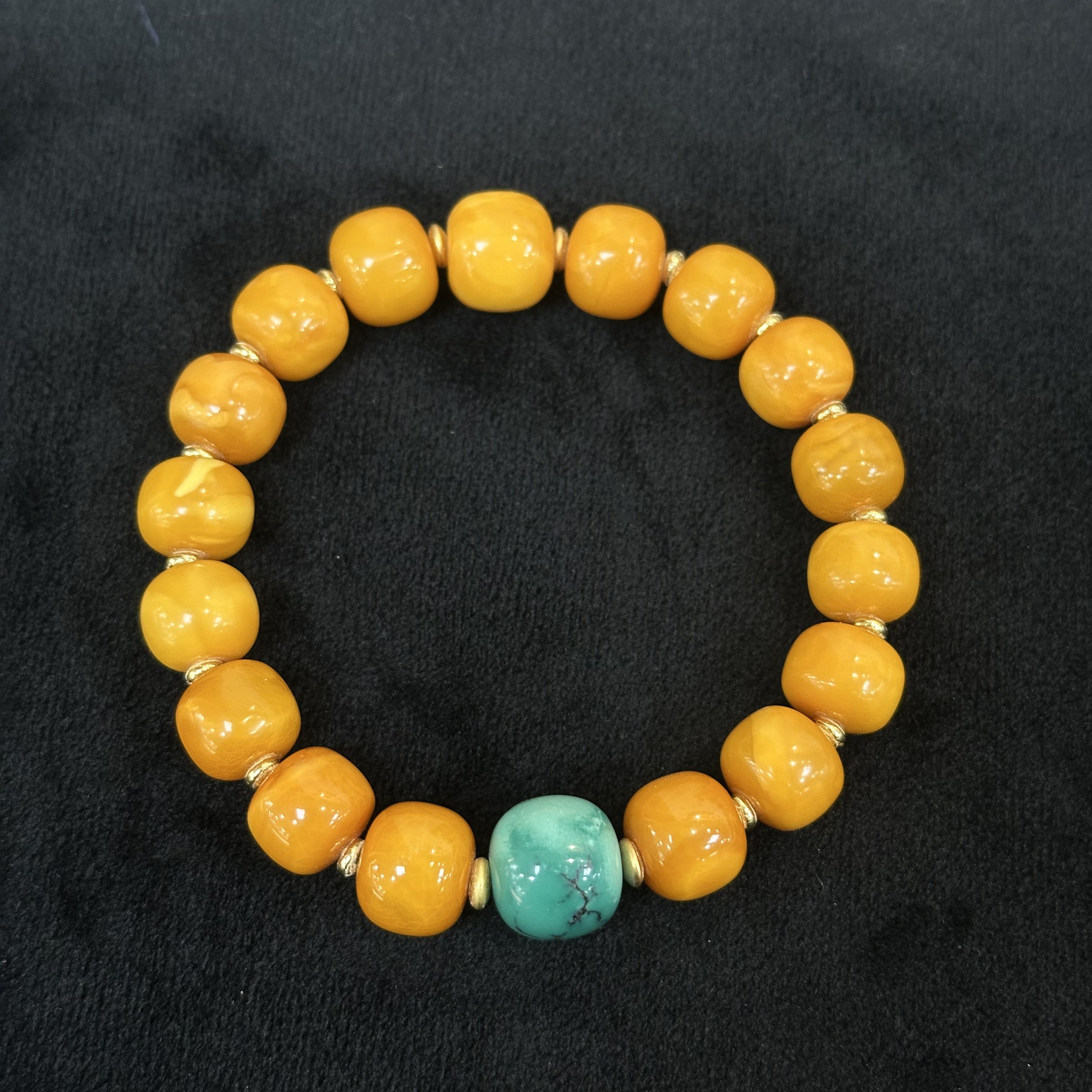 蜜蜡手串国风原创设计款804783