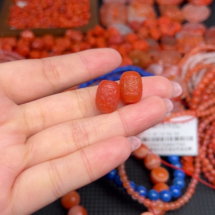 南红玛瑙未镶嵌吊坠(不含链)