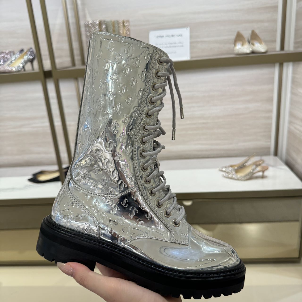 全新未使用 JIMMY CHOO/吉米周 /周仰杰/XIAOYU/靴子