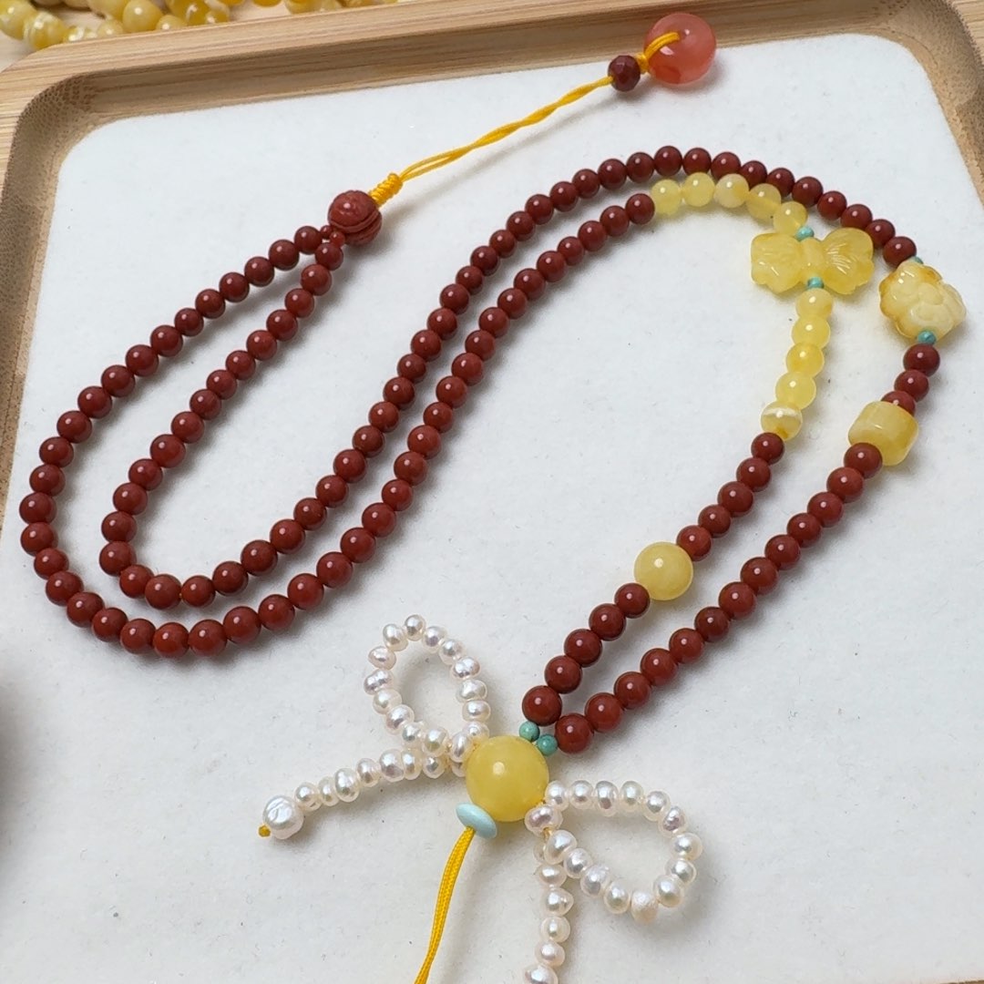 蜜蜡吊坠(赠链)未镶嵌4.8mm