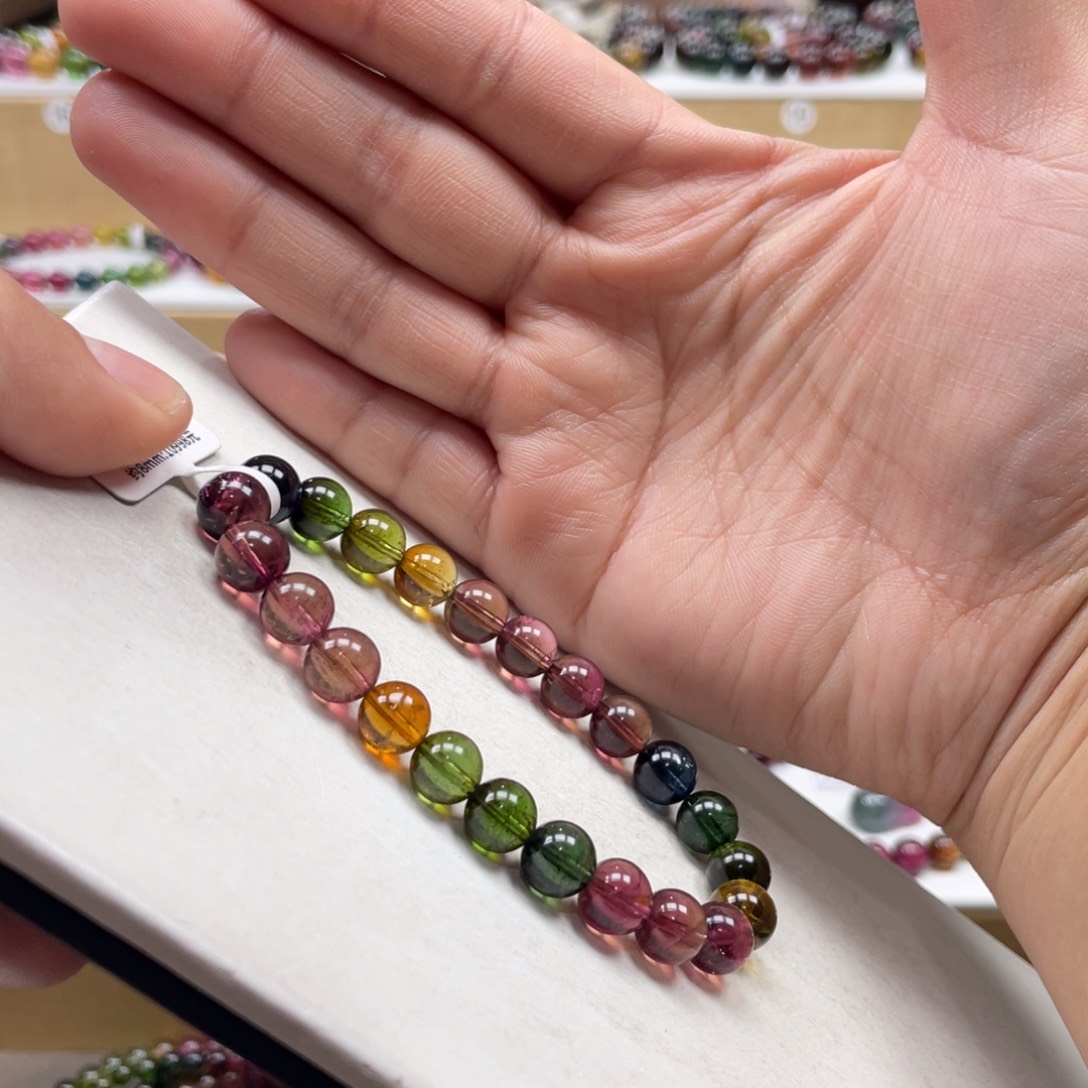 碧玺手串未镶嵌8mmmmmmmmmmmmmmmmmmm