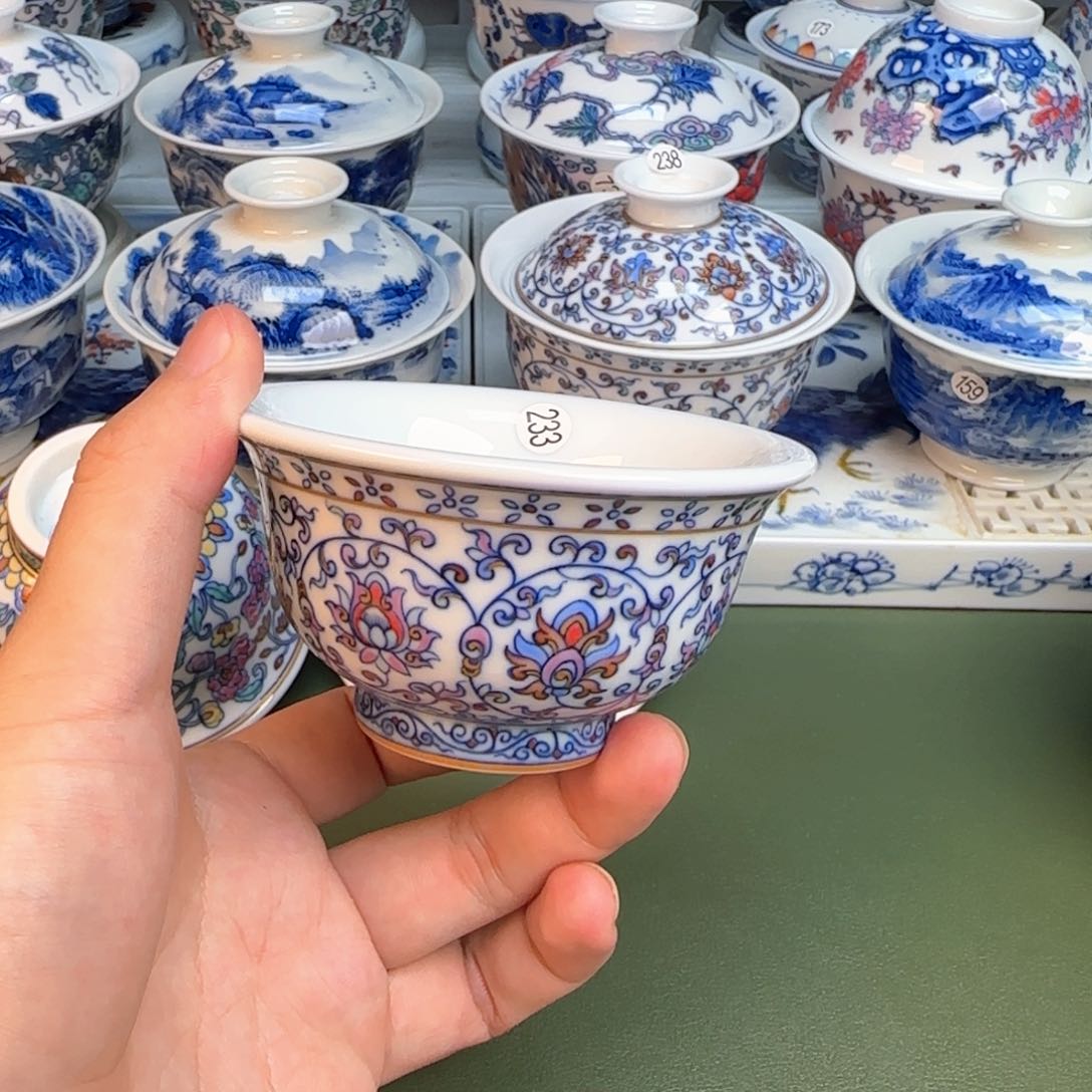 彦祖纯手工手绘茶具233