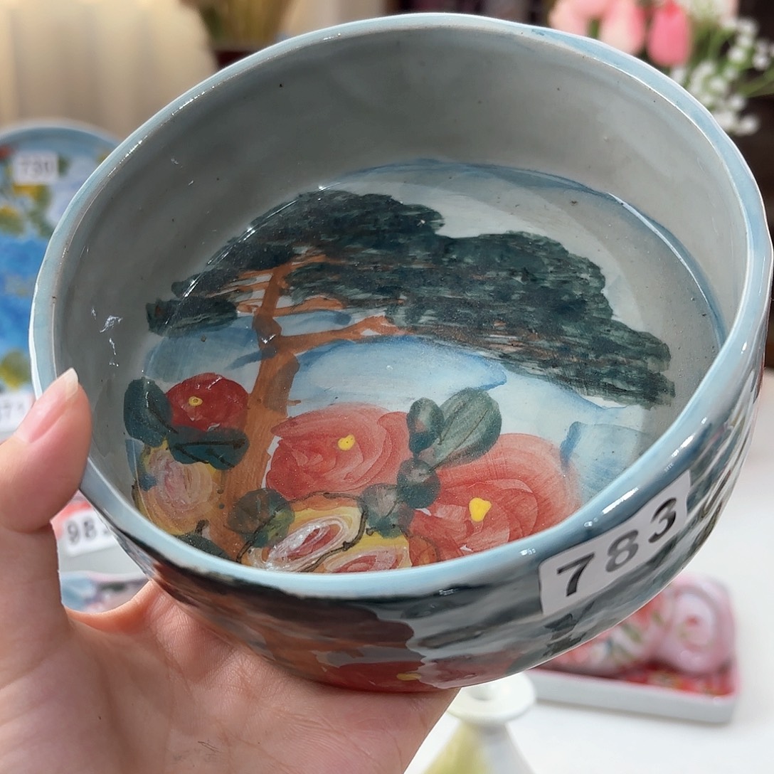 景德镇手绘高温釉下彩陶瓷茶具