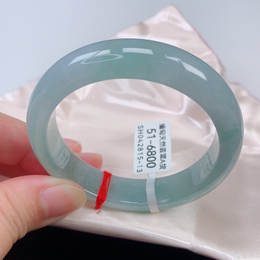 未镶嵌手镯翡翠51正圈