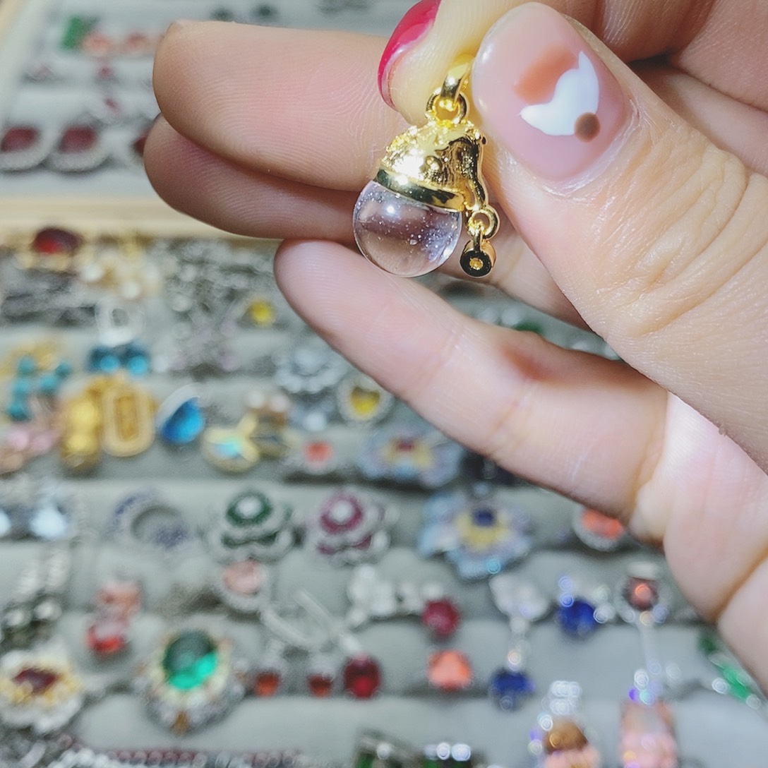 【闪购商品】托帕石耳饰银S925镶嵌