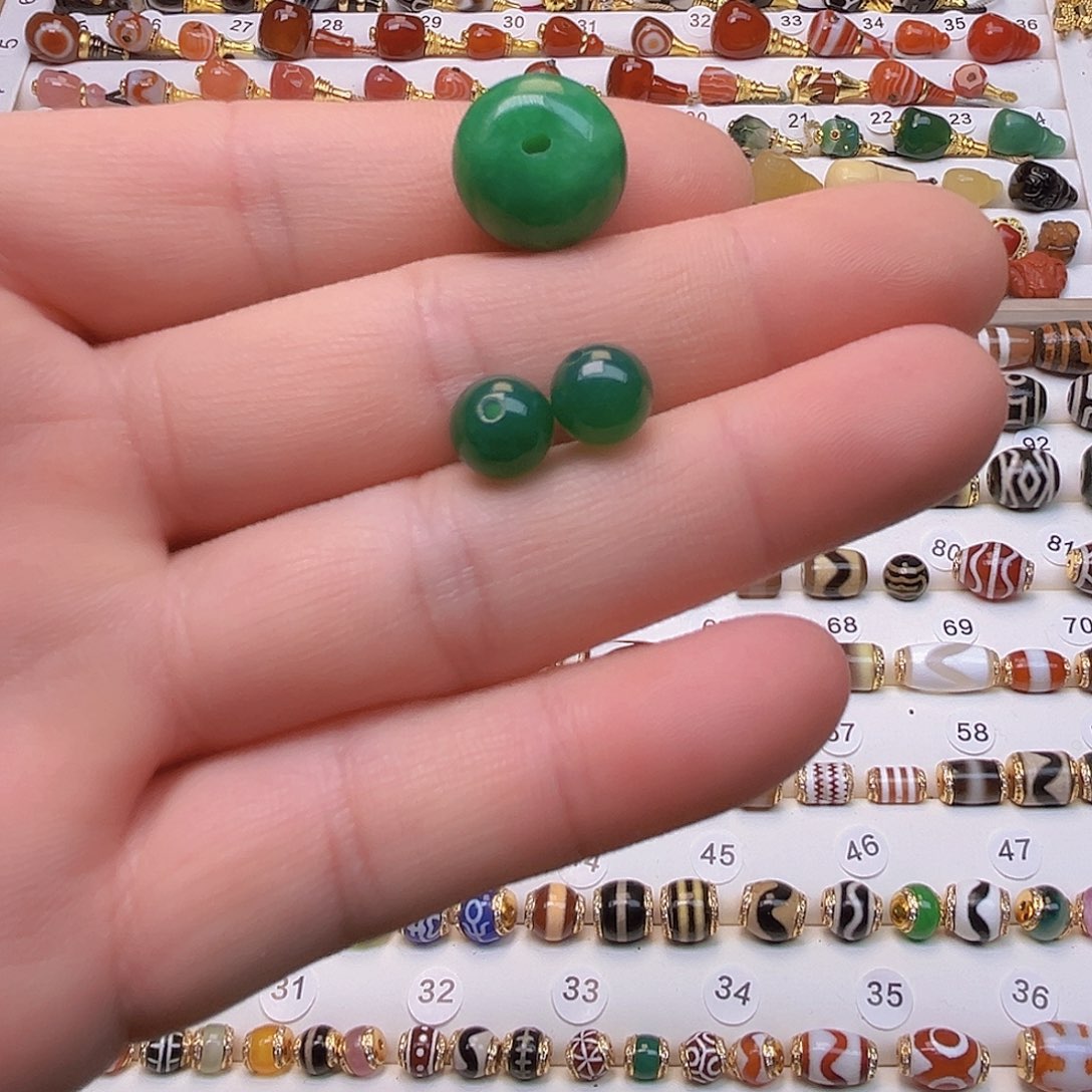 往***生玛瑙/玉髓合金颈饰