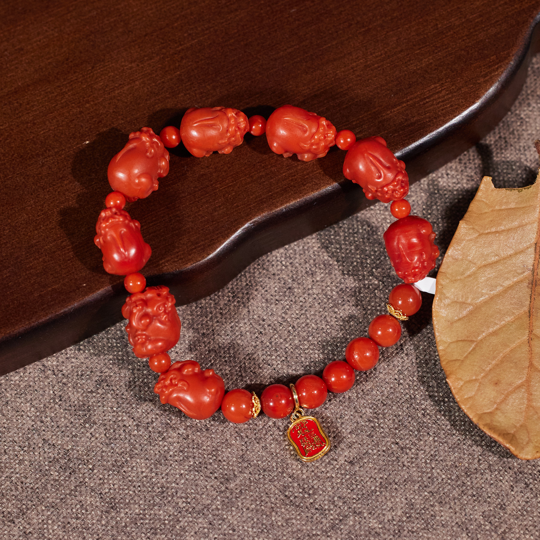 【九华山】*南红手串（多样性发）N6589