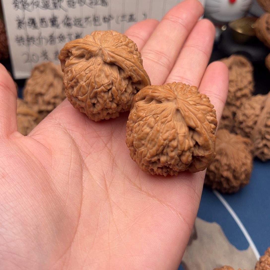 文玩核桃吊坠程*年39全品白狮子