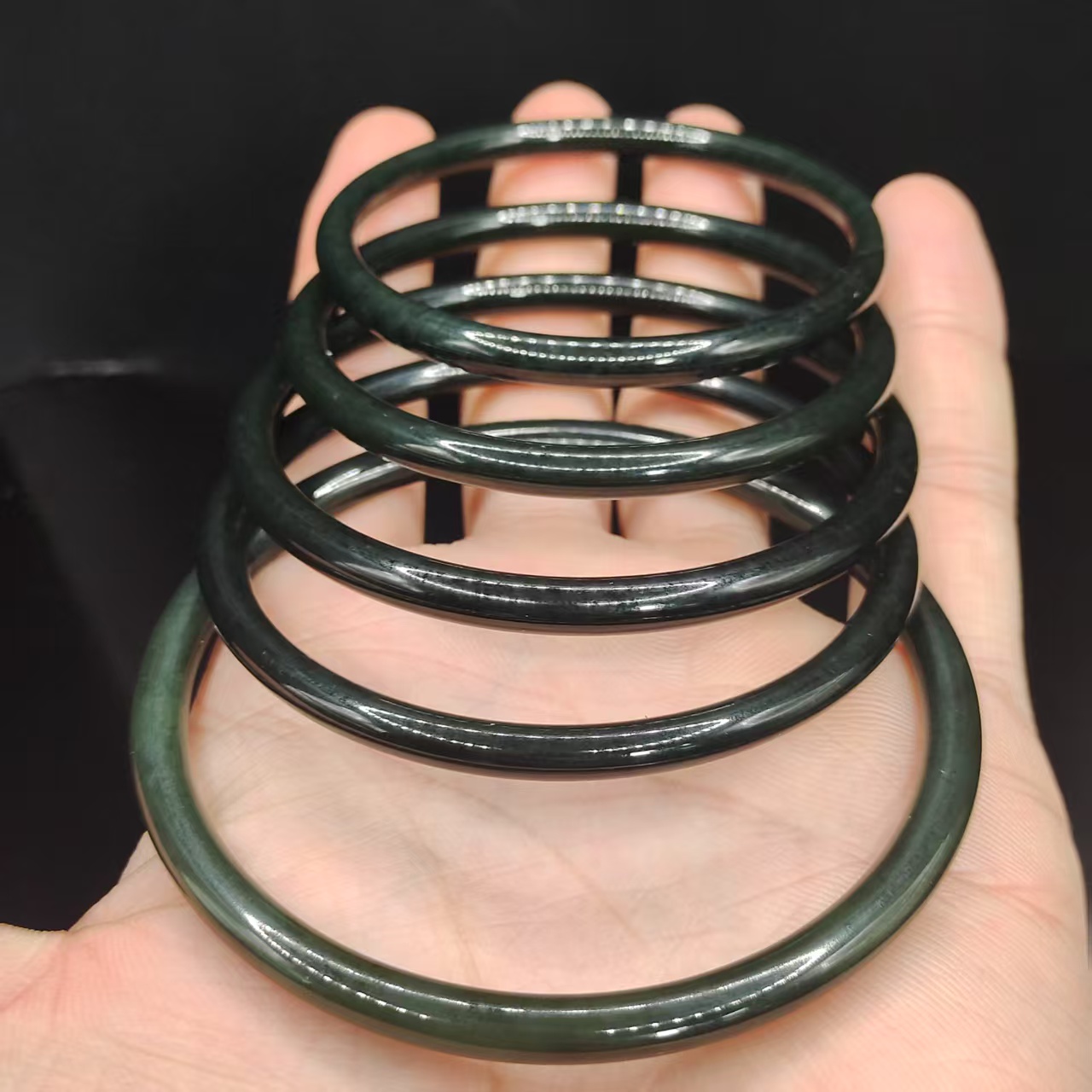 【龙龙严选】和田玉细条手镯【多样性发其一】圈口52-62mm