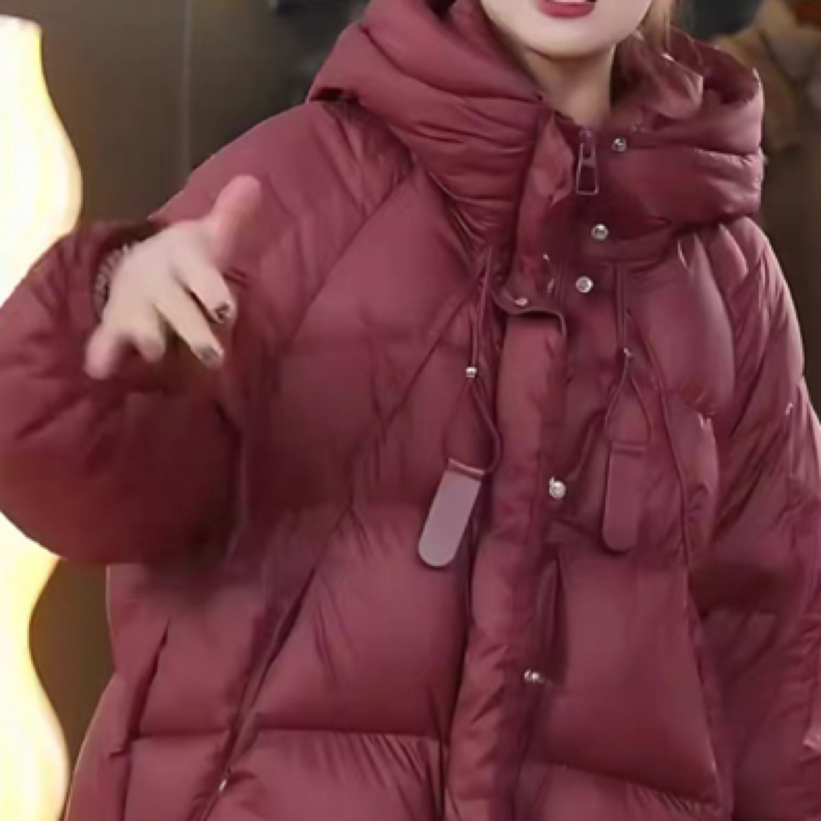 安哥拉红短款外套