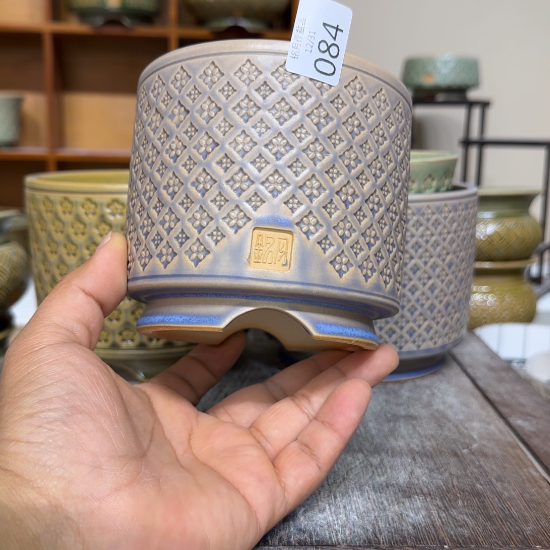 手工花盆 084 内口口径 10 cm 