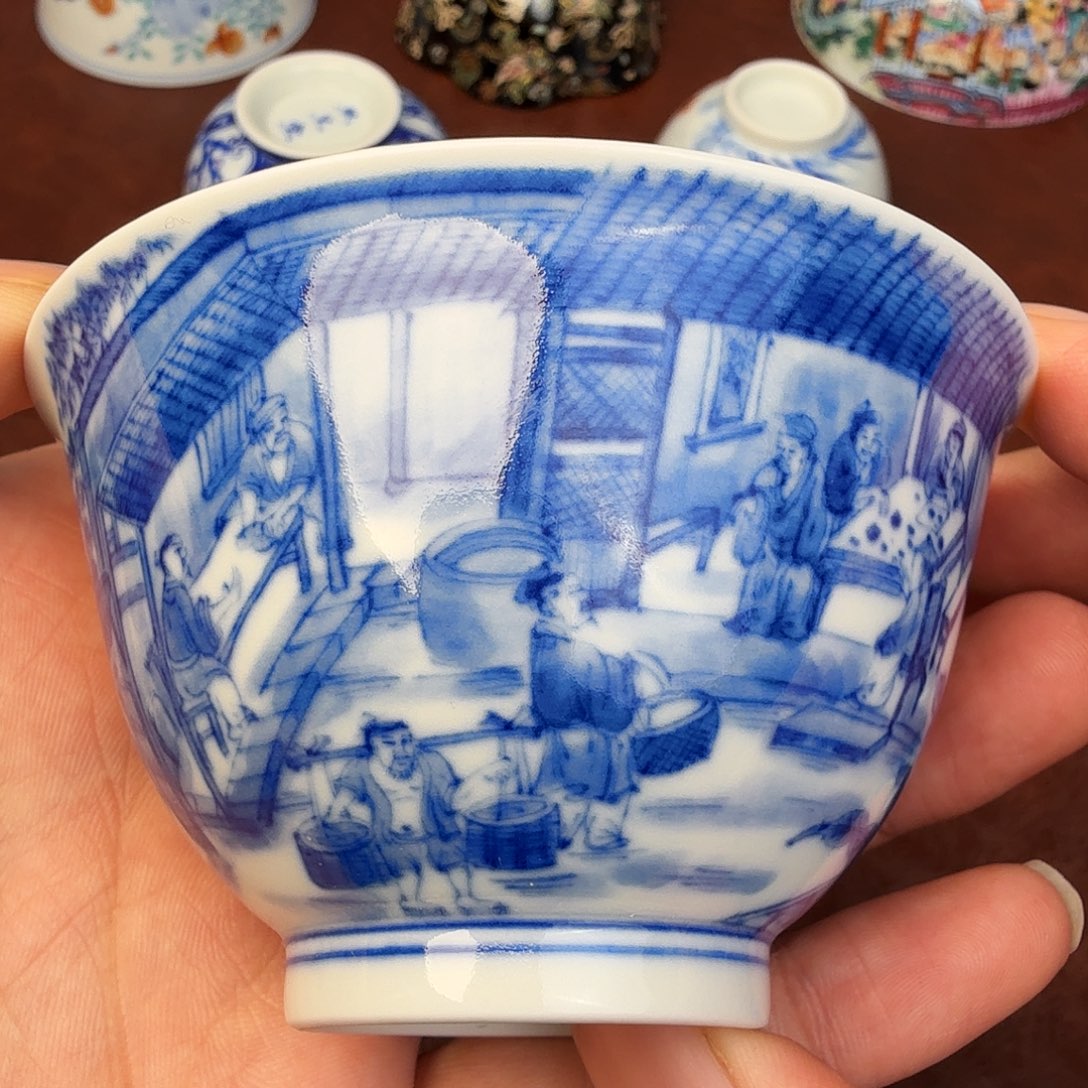 春***1陶现代景德镇全手工全手绘陶瓷