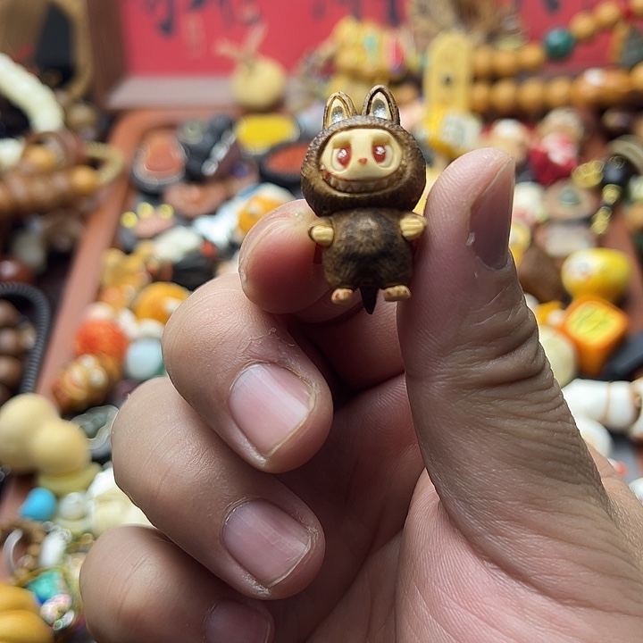 非金属根付恶魔拉布布