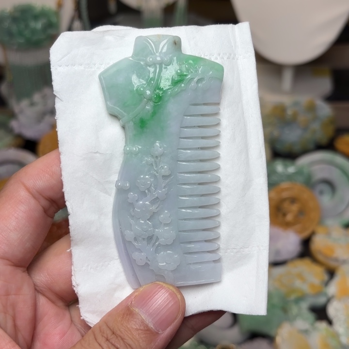 翡翠未镶嵌颈饰吊坠