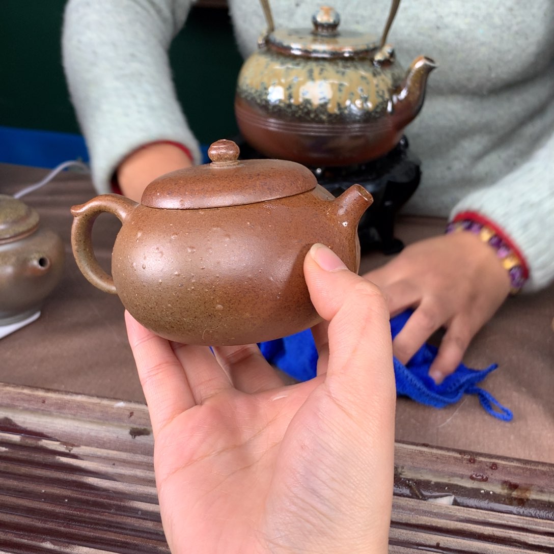 紫砂茶壶纯自然柴烧