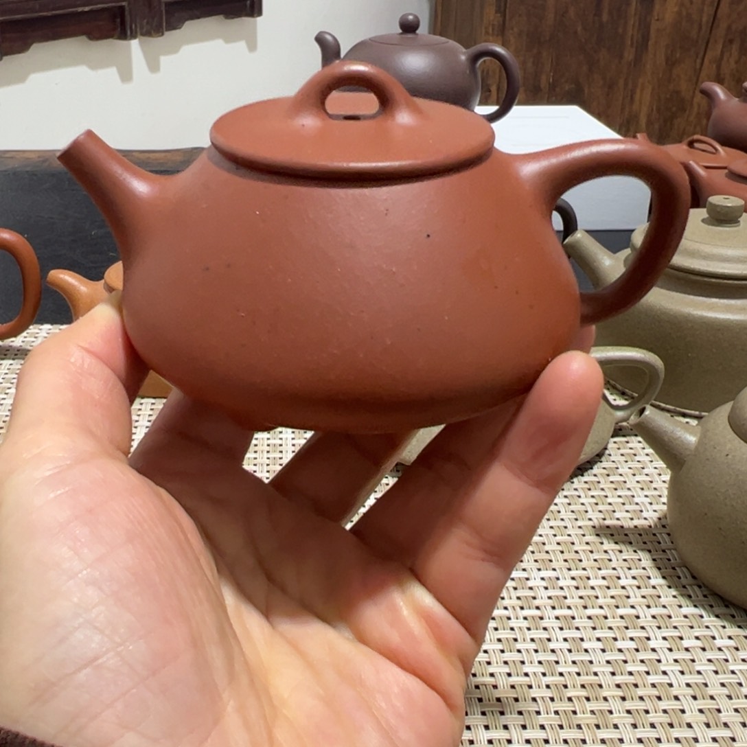 平盖石瓢红泥瑕疵价格不退99