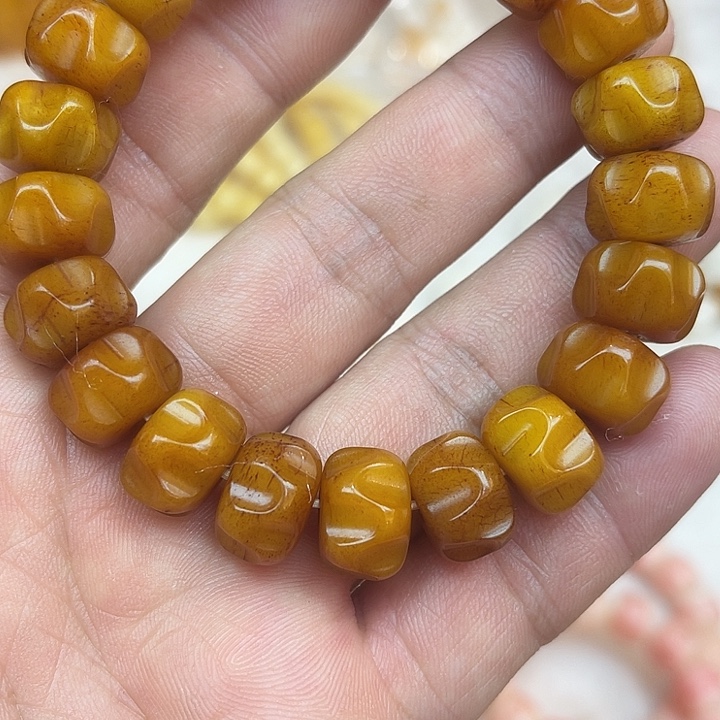 怒***放鹿骨手串/手链鹿骨老料卡14