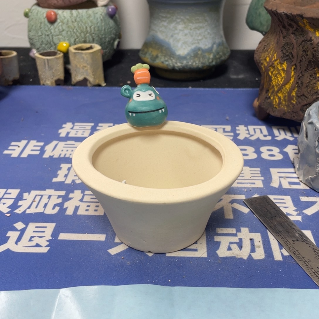 微瑕陶艺多肉花盆68