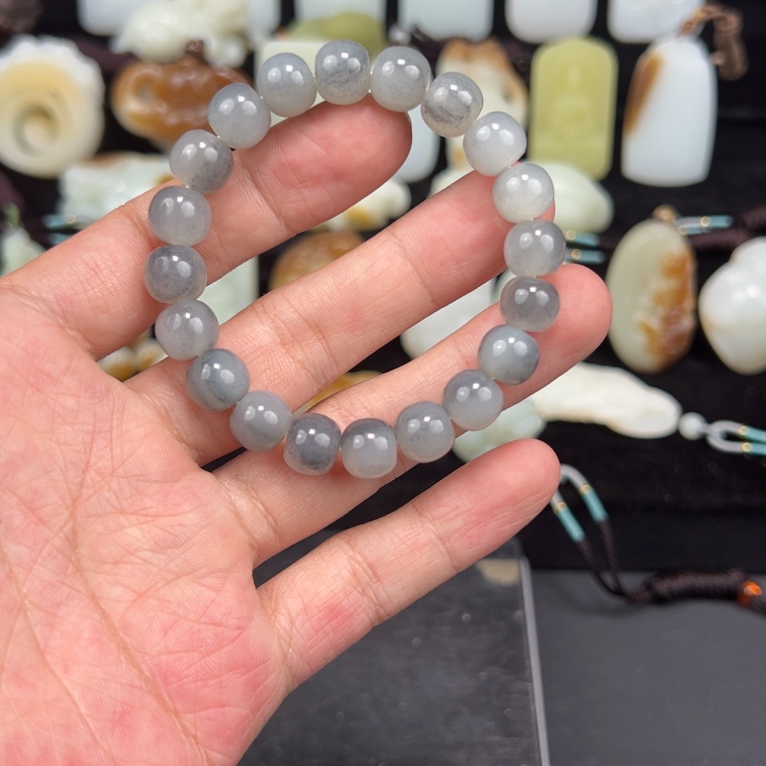 和田玉未镶嵌手链