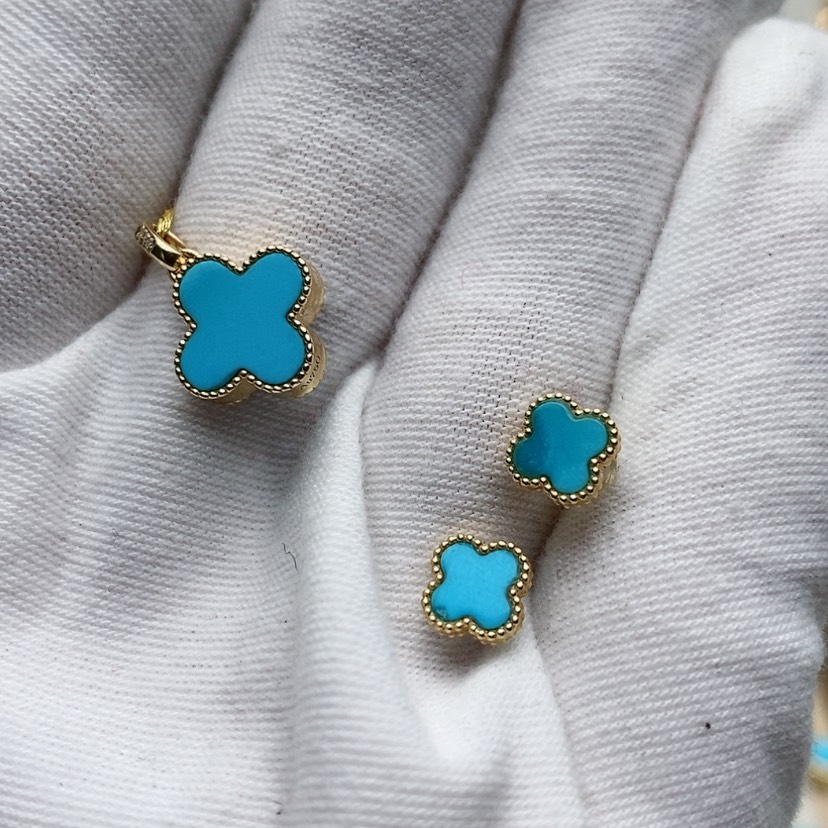 【闪购商品】绿松石配饰18K金镶嵌林****e