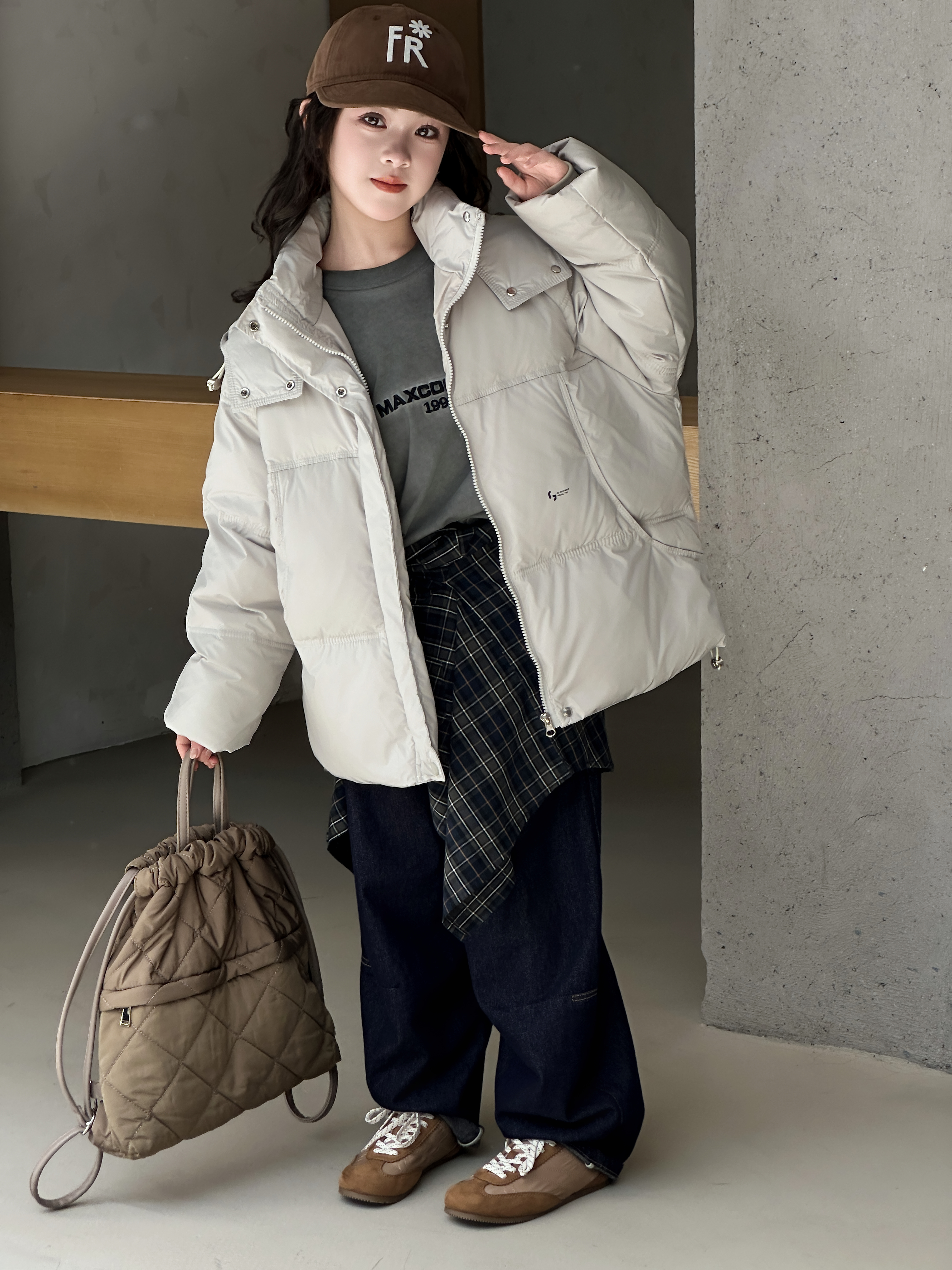 【New Sheep】品牌-童装集合店-儿童羽绒服新国标白鸭绒冬季【86803】