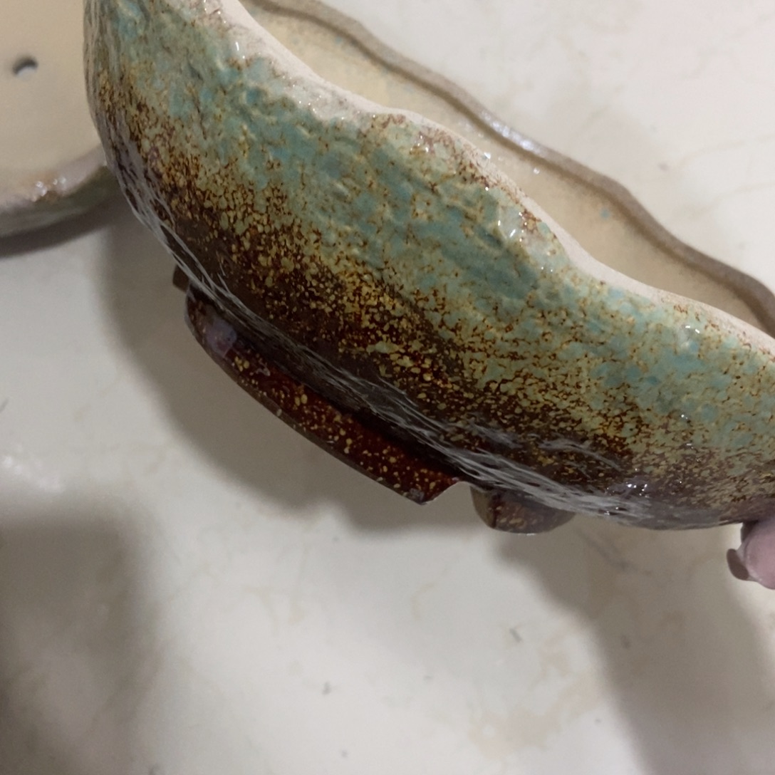 红陶高温陶瓷花盆