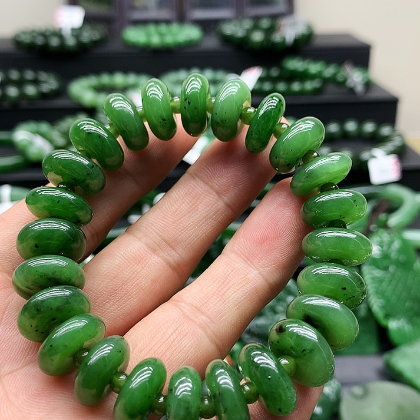 【闪购商品】和田玉（碧玉）手链未镶嵌
