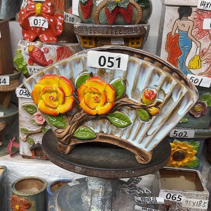 粗陶材质多肉花盆