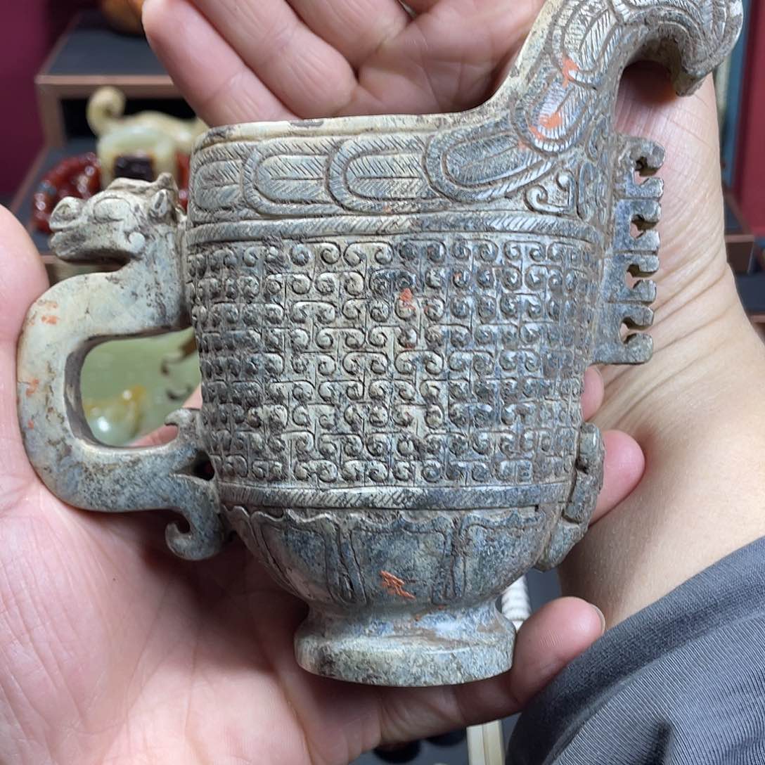 和田玉（糖玉）挂件未镶嵌用****4