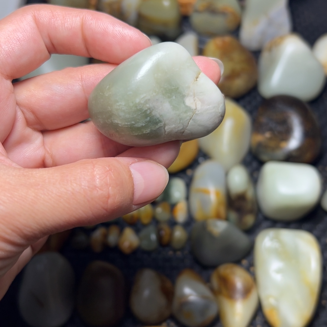 和田玉未镶嵌挂件19