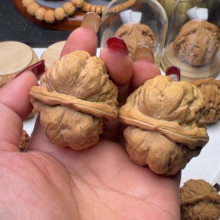 文玩核桃把件芳芳蛤蟆头42