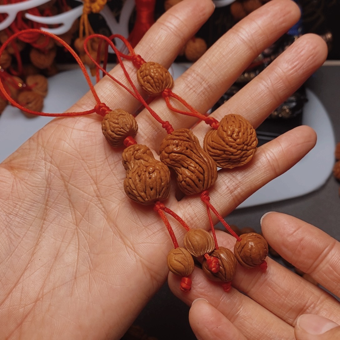 桃核吊坠桃枭挂件1