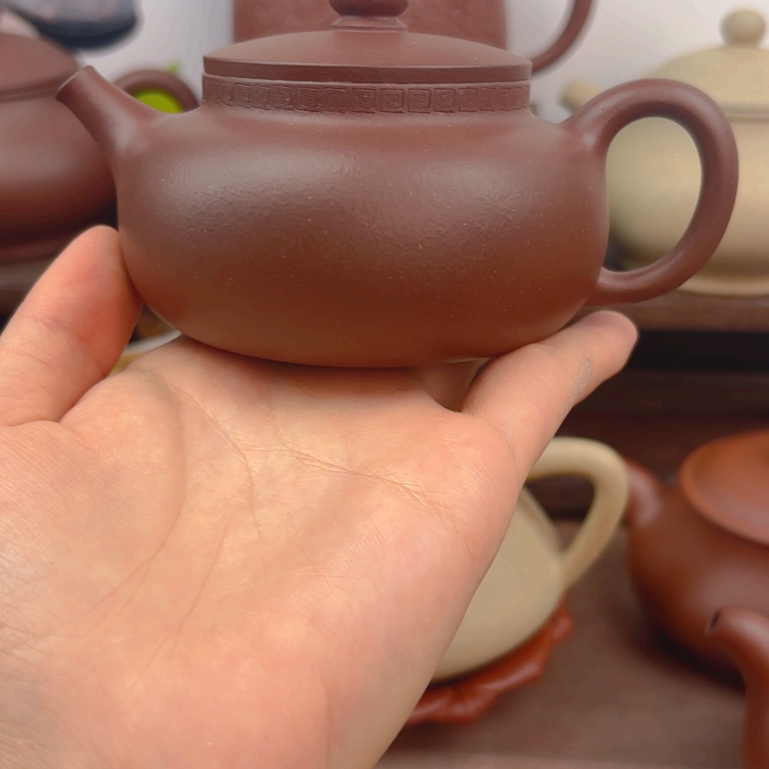 茶壶紫砂黄龙原  底槽清 微瑕  平安  150