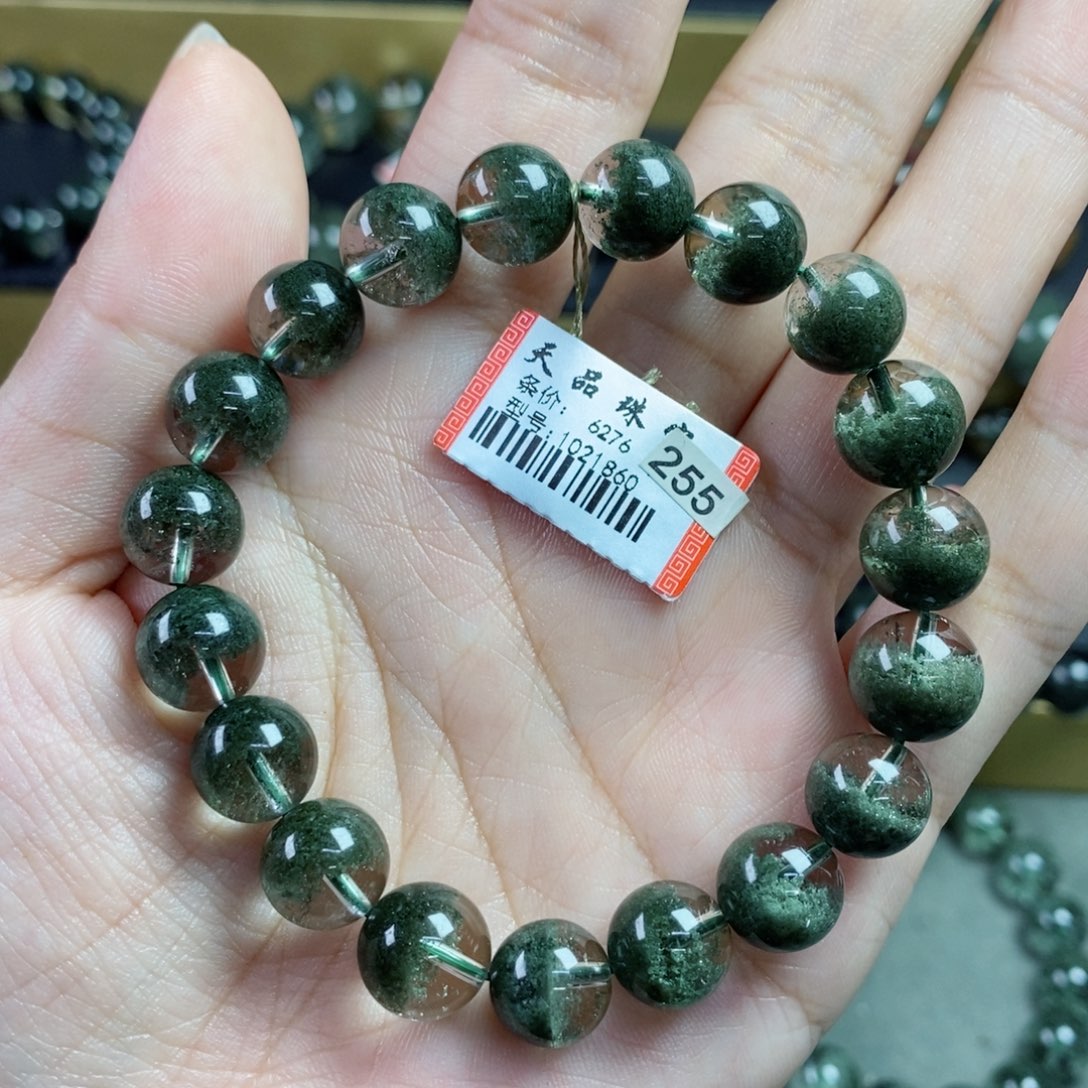 水晶手串未镶嵌绿幽灵1021860