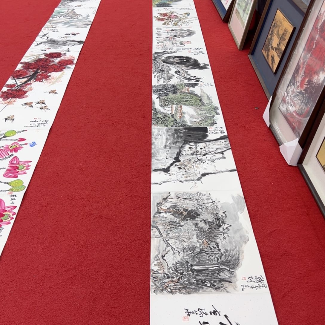 国画画家册页国画作品