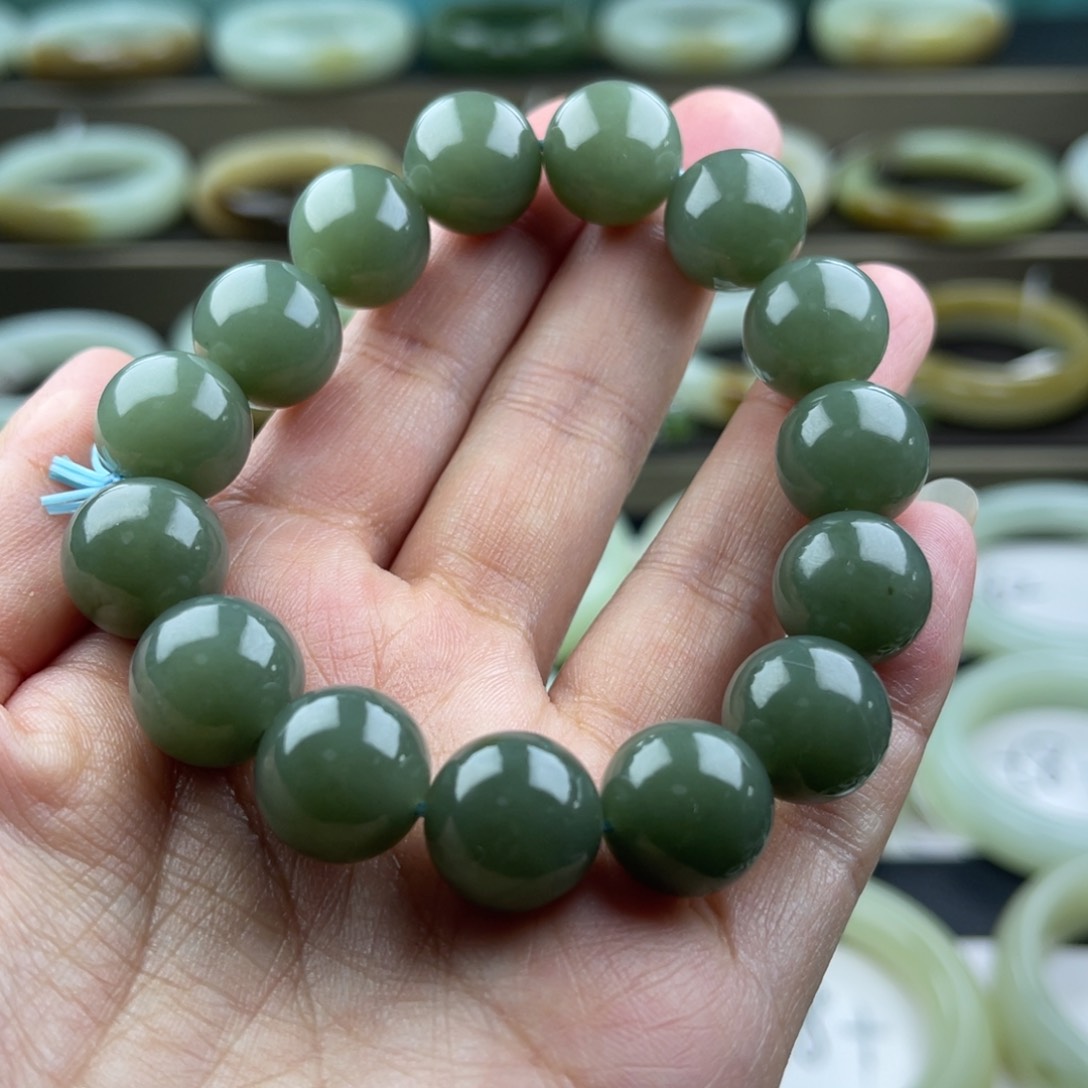 和田玉手链未镶嵌