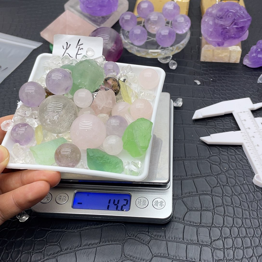 未镶嵌水晶珠宝半成品20