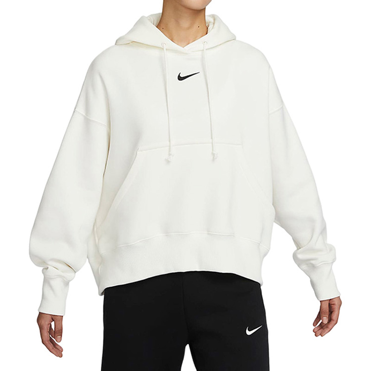 NIKE/耐克运动生活系列女子白色新品连帽套头衫卫衣DQ5859133*JX