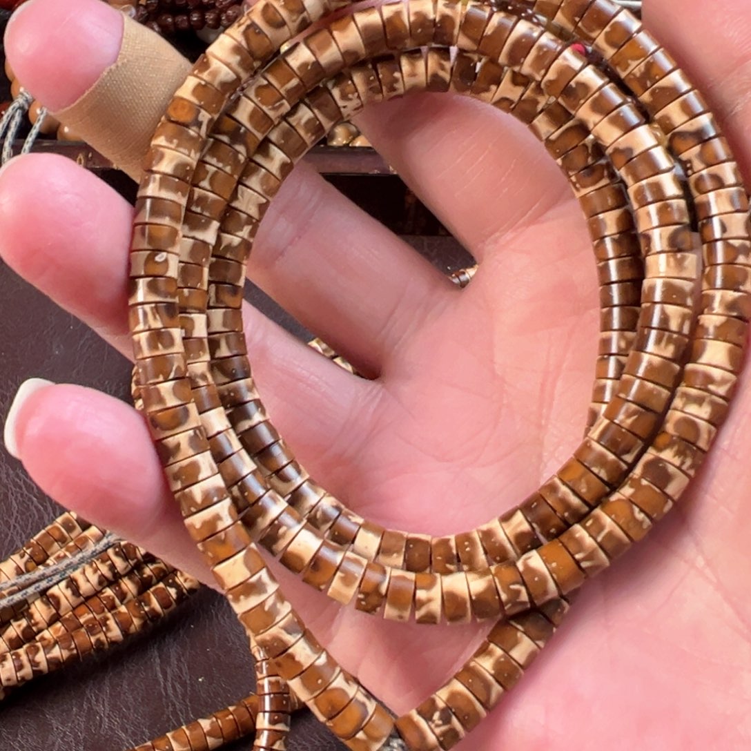 吊坠星月菩提紫金鼠豹纹长串6