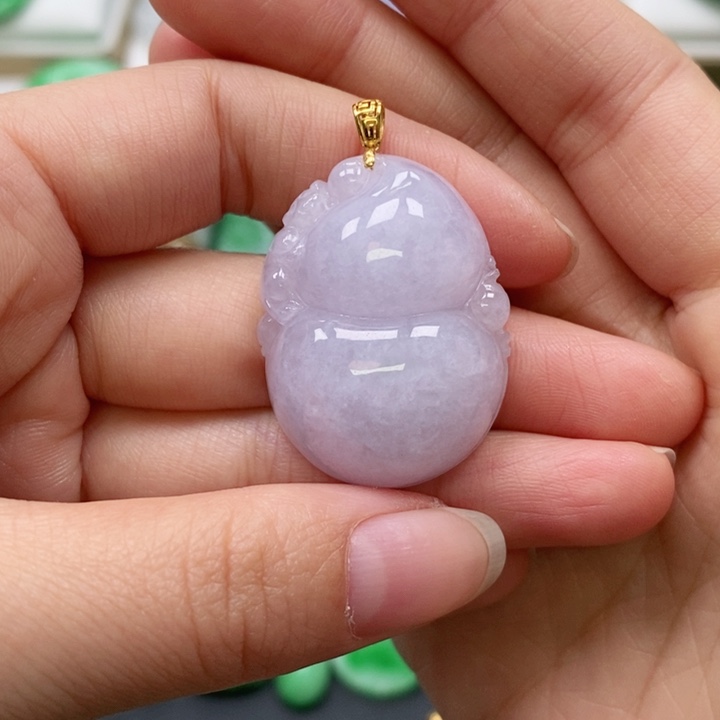 翡翠颈饰未镶嵌吊坠